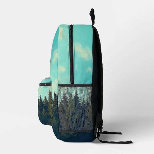 Nature Design With Red Fox Bedrukte Rugzak (Rechts)