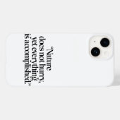 "Nature Does Not Hurry" - Additionante Zen Citaat Case-Mate iPhone Case (Achterkant (horizontaal))