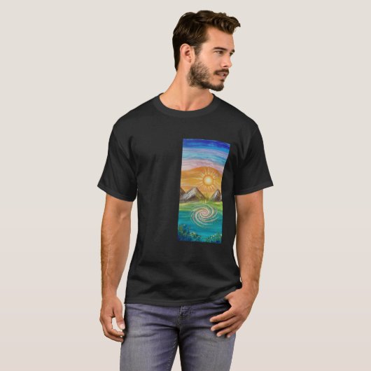 Nature energy vortex  t-shirt (Voorkant volledig)