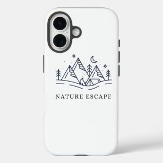Nature Escape Berg Kamperen iPhone Hoesje
