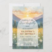 Nature Fearfully Onederfully Made First Birthday Kaart (Voorkant)