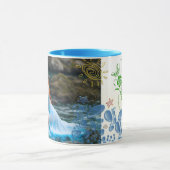 nature girl bright water stylish summer rock mok (Midden)