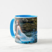 nature girl bright water stylish summer rock mok (Voorkant links)