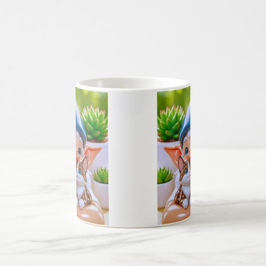 Nature Gnome Cat  Koffiemok (Center)