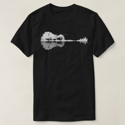 Nature Guitar  T-shirt (Design voorkant)