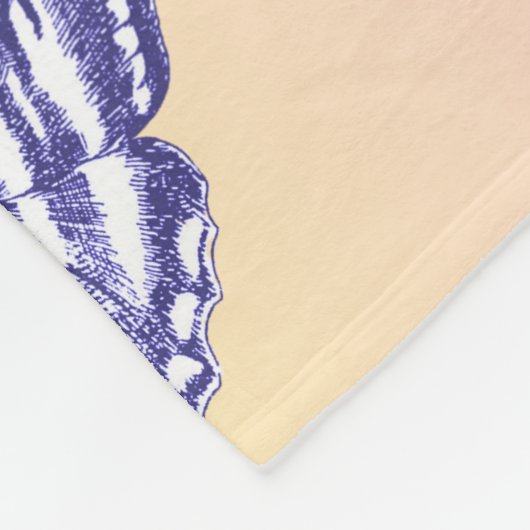 Nature Harmony Blanket – Birds, Trees & Butterfly  Fleece Deken (Hoek)