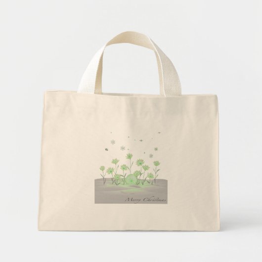 Nature Harmony Kleine Canvas Tas – JoyCrys Studio (Voorkant)