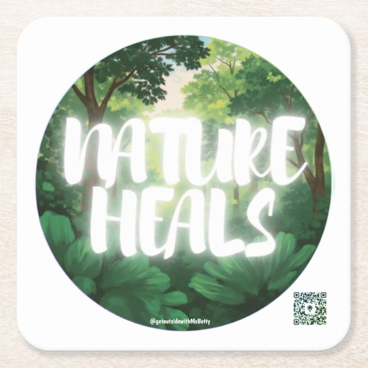 NATURE HEALS Onderzetters (Voorkant)