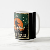 Nature Heals – Outdoor Wellness Mindful Koffiemok (Voorkant rechts)