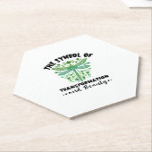 Nature Insect Dragonflies Transformation Beauty Dr Kartonnen Onderzetters (Schuin)