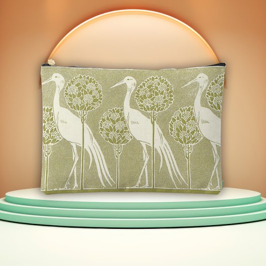 Nature Inspired Art Nouveau Stork Etui