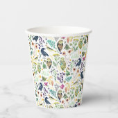 Nature-Inspired Botanical Pattern Decorative Throw Papieren Bekers (Voorkant)