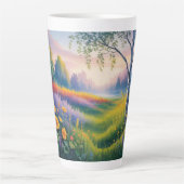 nature-inspired design that evokes a sense of peac latte mok (Voorkant)