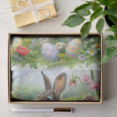 Nature Inspired Easter Eggs and Rabbit  Tissuepapier (Geschenk)