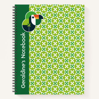 Nature Inspired Geometric Toucan for Bird Lovers Notitieboek
