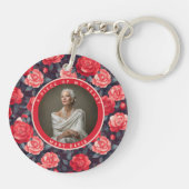 Nature-inspired Housewarming Gift Ideas Rose Flora Sleutelhanger (Achterkant)