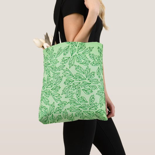 Nature-Inspired Leaf Pattern Tote bag (Dichtbij)