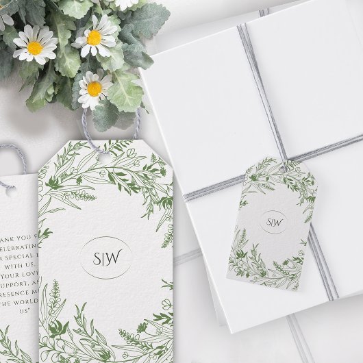 Nature Inspired Minimalist Monogram Cadeaulabel