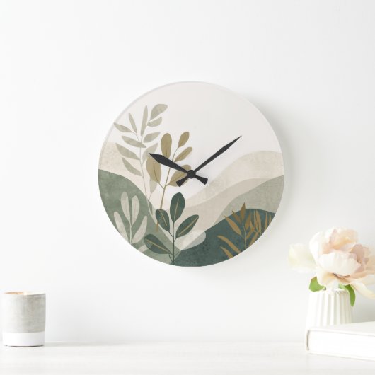 Nature Inspired Wall Clock Grote Klok (Huis)