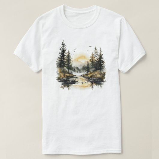 Nature Is Calling T-Shirt (Design voorkant)