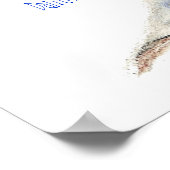 Nature is the art of God, Quote - Kingfisher, Bird Poster (Hoek)