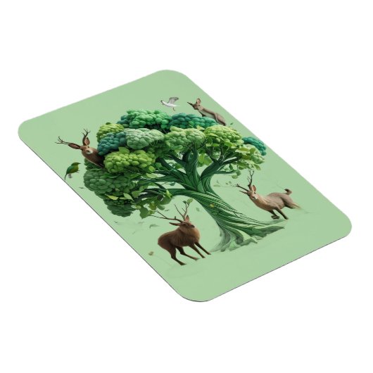 Nature Landscape Magnet Calm Scenery Fridge Decor Magneet (Rechterzijde)