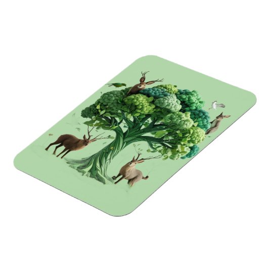 Nature Landscape Magnet Calm Scenery Fridge Decor Magneet (Linkerzijde)