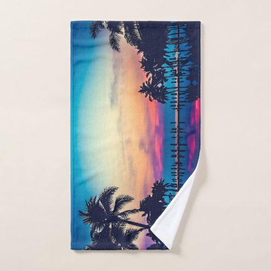Nature Landscape Pool Palm Trees-25925 Handdoek (Handdoek)