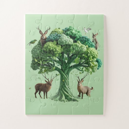 Nature Landscape Puzzle – Relaxing Jigsaw for Mind Legpuzzel (Verticaal)