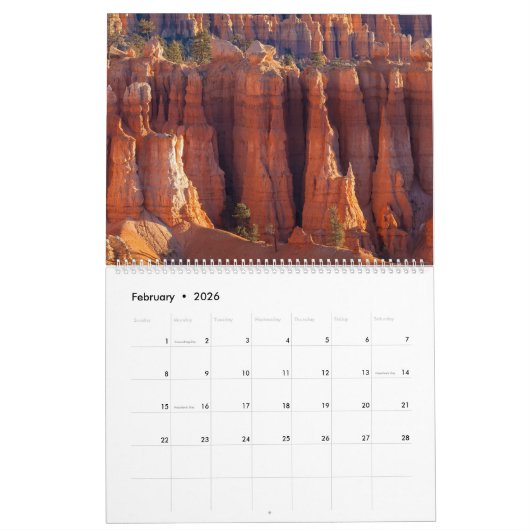 Nature Landscapes  Kalender (Feb 2026)