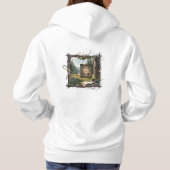 Nature Lover Hoodie – Outside Is the New Offline (Achterkant)