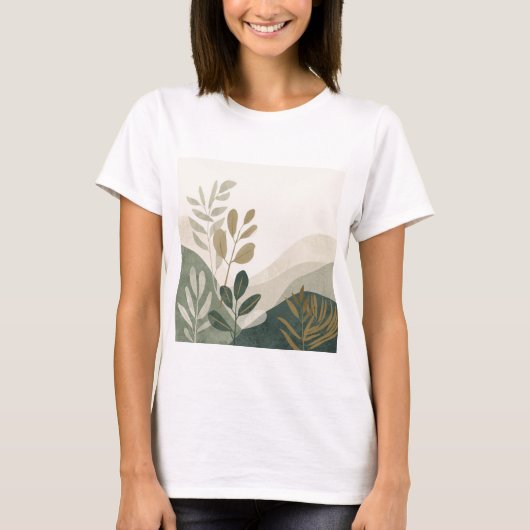 Nature Lover Women's T Shirt - Earthy Tee (Voorkant)