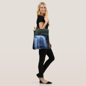 Nature Lovers Beautiful Waterfall Tote Bag (Op model)
