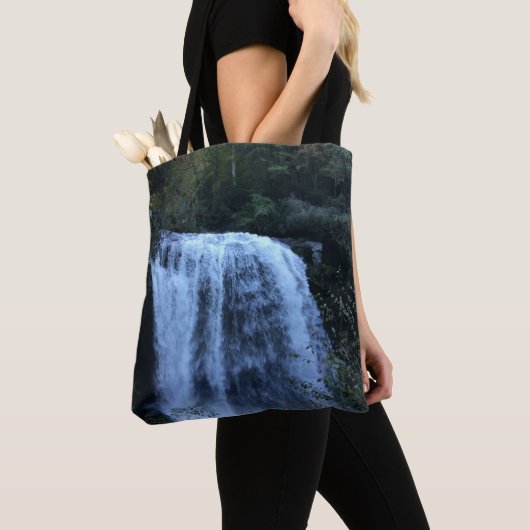 Nature Lovers Beautiful Waterfall Tote  Tote Bag (Dichtbij)