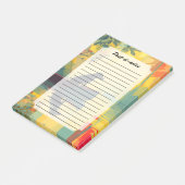 Nature Minimalist Black Labrador Canoe Post-it® Notes (Schuin)