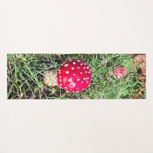 Nature mushroom yogamat (Achterkant (horizontaal))