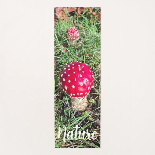 Nature mushroom  yogamat (Voorkant)
