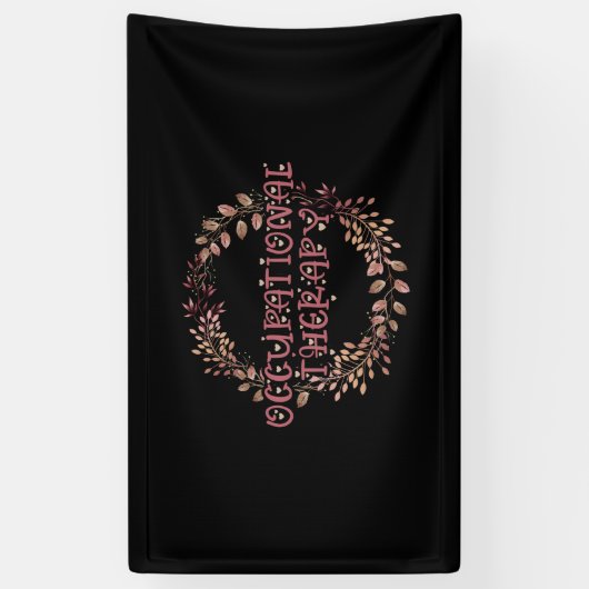 Nature OTA Therapist OT Exercise Leaves Occupation Spandoek (Verticaal)