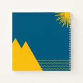 Nature Pattern Spiral Notebook Notitieboek (Achterkant)