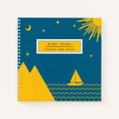 Nature Pattern Spiral Notebook Notitieboek (Voorkant)