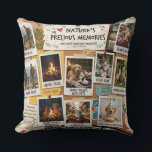 Nature & Pets Memory Collage Design Kussen<br><div class="desc">This creative design is a nostalgic style collage that beautifully weaves together the serenity of nature with the joyful presence of loyal pets. It features a collection of vintage Polaroid shots pinned to a rustic corkboard,  capturing heartwarming moments</div>
