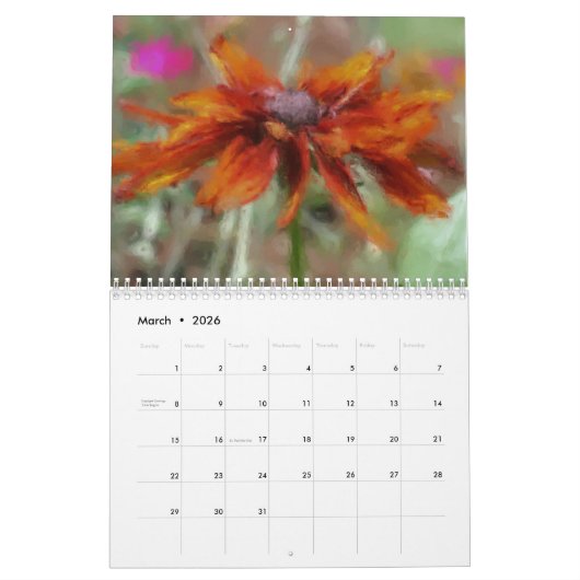 Nature Photo Paintings  Kalender (Mar 2026)