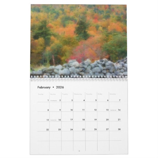 Nature Photo Paintings  Kalender (Feb 2026)