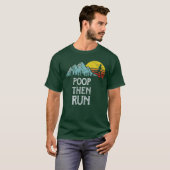 Nature Rush Outr Sportshreads Poophen Run Funnyrai T-shirt (Voorkant volledig)