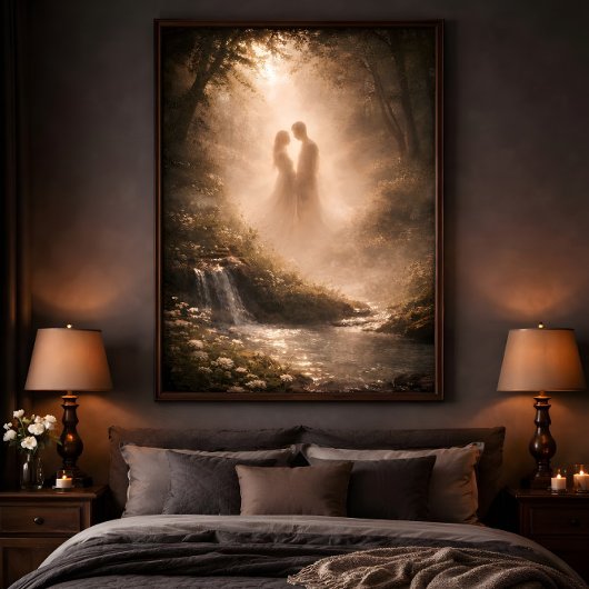 Nature’s Embrace – Where Love Rests Poster