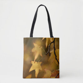 Nature’s Golden Light Botanical Photo Art Birthday Tote Bag