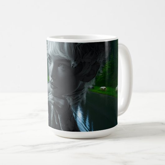 Nature’s Quiet Muse Koffiemok (Voorkant rechts)