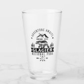 Nature Scene of Glacier National Park, Montana Glas (Voorkant)