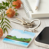 Nature Scenery with River Tank-22805 Sleutelhanger (Voorkant Rechts)