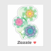 Nature Shapes and Lines Patterns Sticker (Vel)